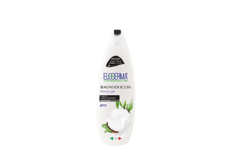 ELODERMA GEL DUS 600ML LAPTE DE COCOS 